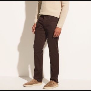 VINCE STRAIGHT JEANS PLUM COLOR